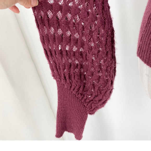 Catherine Malandrino Alpaca V Neck Knit Sweater - Picture 5 of 12